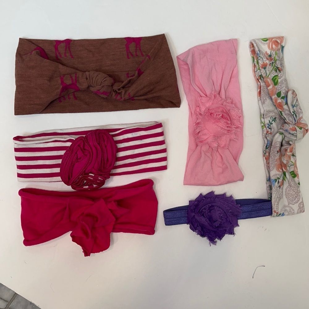 Infant/Toddler Girl Mulit-Color Headband Lot